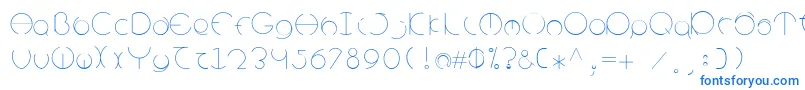Circle Font – Blue Fonts