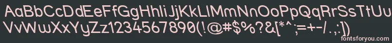 StreetReverseItalic Font – Pink Fonts on Black Background