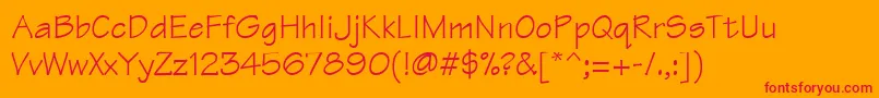 Подробнее о шрифте Technical Шрифт Technical – красные шрифты на оранжевом фоне