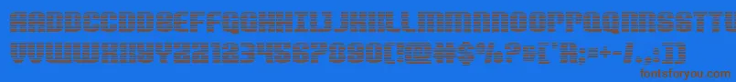 Nightwraithgrad-fontti – ruskeat fontit sinisellä taustalla