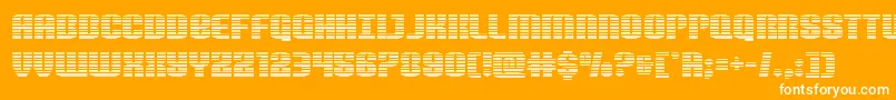 Nightwraithgrad Font – White Fonts on Orange Background