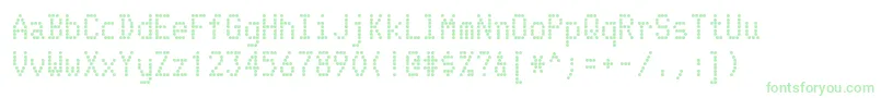 TelidonBold Font – Green Fonts on White Background