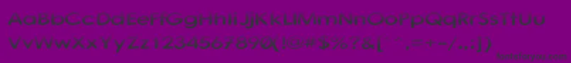 AustralianSunrise Font – Black Fonts on Purple Background