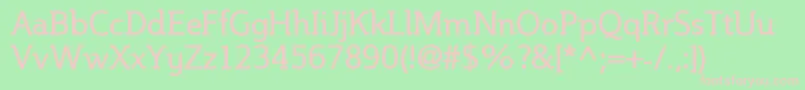 Steinem Font – Pink Fonts on Green Background