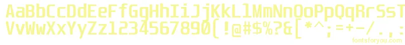 UnispaceBd Font – Yellow Fonts