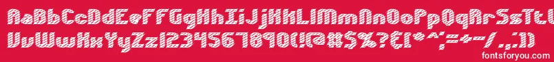 Volatile2Brk Font – White Fonts on Red Background