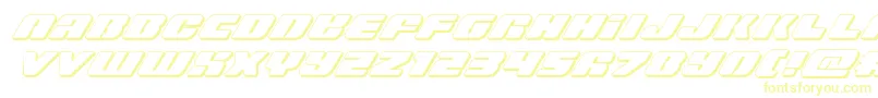 Capricus3Dital Font – Yellow Fonts