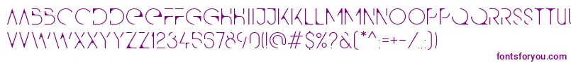 Шрифт Qg – фиолетовые шрифты