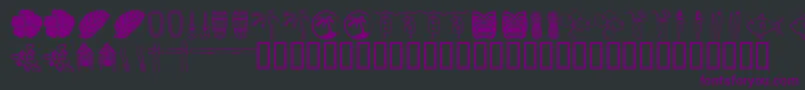 Tropb Font – Purple Fonts on Black Background