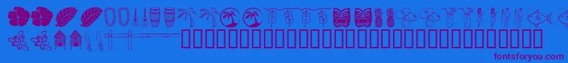 Tropb-fontti – violetit fontit sinisellä taustalla