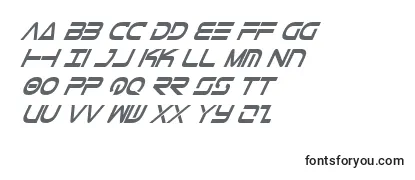 TeleMarinesCondBoldItalic-fontti