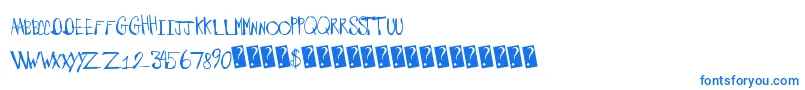 Weitere Informationen zur Barnyardmassacre-Schriftart Barnyardmassacre-Schriftart – Blaue Schriften
