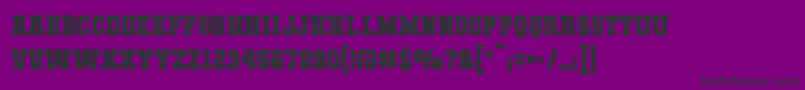 Mutantacademybb Font – Black Fonts on Purple Background