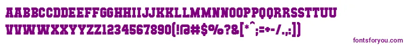 Mutantacademybb Font – Purple Fonts on White Background