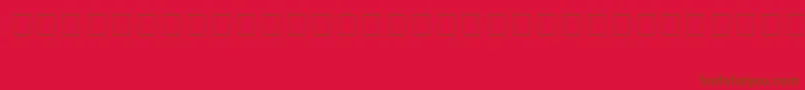 CelticBold Font – Brown Fonts on Red Background