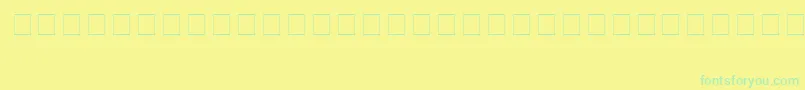 CelticBold Font – Green Fonts on Yellow Background