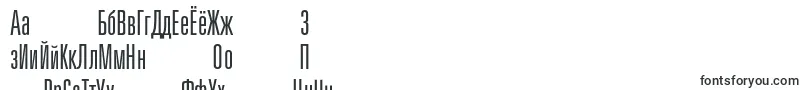 フォントPartnerlightultracondensed – タタール文字