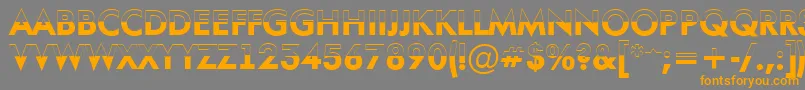 More about AFuturaortotitulbwBold Font AFuturaortotitulbwBold Font – Orange Fonts on Gray Background