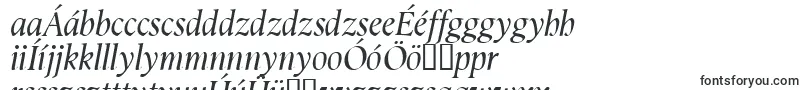 フォントSemperItalic – ハンガリーのフォント