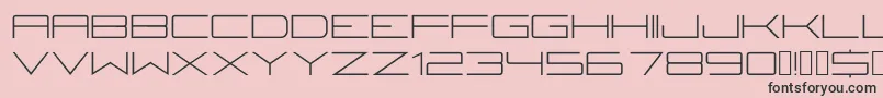 Шрифт Fireyegf3Lite – чёрные шрифты на розовом фоне