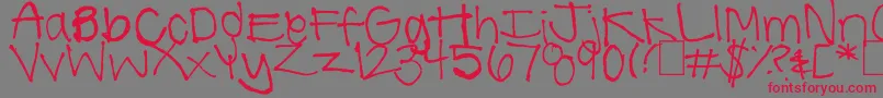 Подробнее о шрифте SummerHandwriting Шрифт SummerHandwriting – красные шрифты на сером фоне