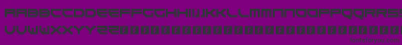Шрифт Goteki45 – чёрные шрифты на фиолетовом фоне