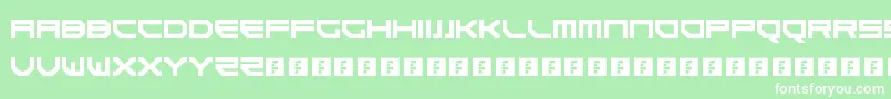 Goteki45 Font – White Fonts on Green Background