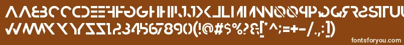 Подробнее о шрифте HbmRazedBoldPersonalUseOnly Шрифт HbmRazedBoldPersonalUseOnly – белые шрифты на коричневом фоне