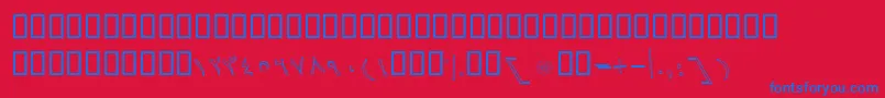 En savoir plus sur la police BBaranOutlineItalic Police BBaranOutlineItalic – polices bleues sur fond rouge