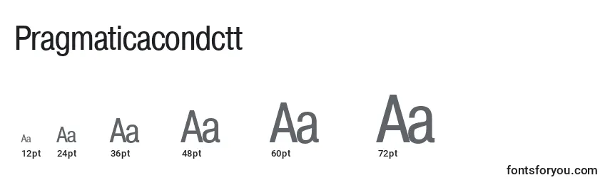 Pragmaticacondctt Font Sizes
