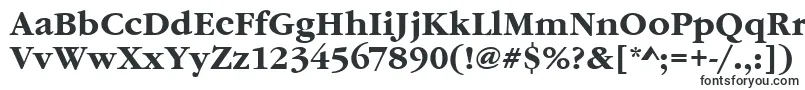 GaramonditcteeBold-fontti – kuuluisat fontit
