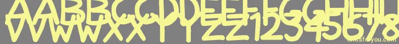 En savoir plus sur la police NerdyNorms Police NerdyNorms – polices jaunes sur fond gris