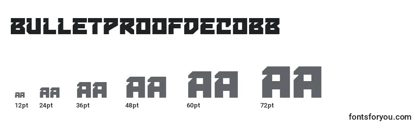 Bulletproofdecobb Font Sizes