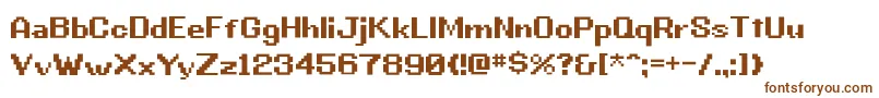 G.B.Boot Font – Brown Fonts on White Background