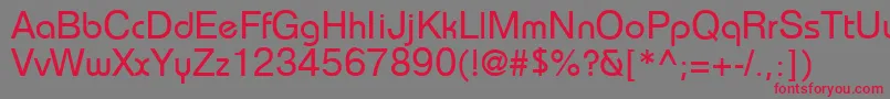 BahamasPragmatica Font – Red Fonts on Gray Background