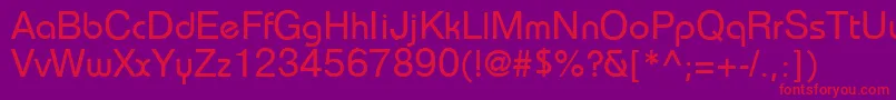 BahamasPragmatica Font – Red Fonts on Purple Background