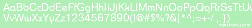 BahamasPragmatica Font – White Fonts on Green Background