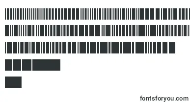 Barkode font – barcode Fonts