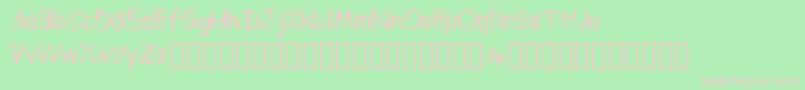 JlrTryingToConceive Font – Pink Fonts on Green Background