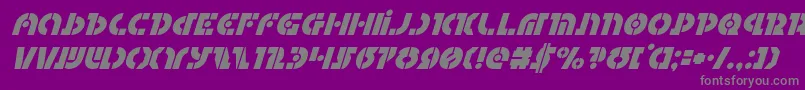fuente Questloksuperital – Fuentes Grises Sobre Fondo Morado