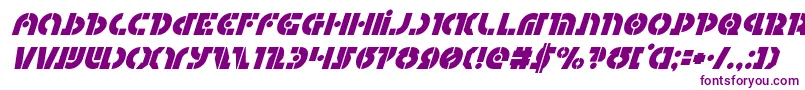 Questloksuperital Font – Purple Fonts on White Background