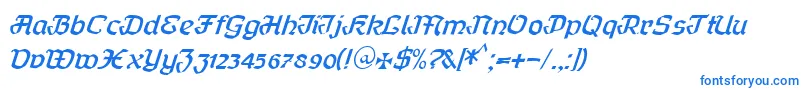 Curfract51Db Font – Blue Fonts