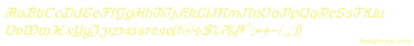 Curfract51Db Font – Yellow Fonts