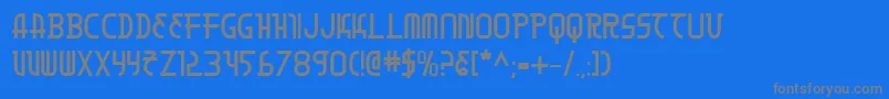 More about MoonDartBold Font MoonDartBold Font – Gray Fonts on Blue Background