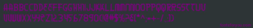 MoonDartBold Font – Purple Fonts on Black Background