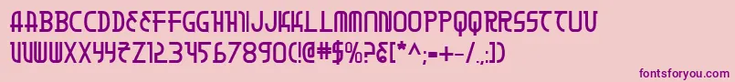 En savoir plus sur la police MoonDartBold Police MoonDartBold – polices violettes sur fond rose