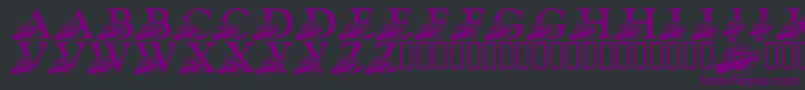 LmsJazzFan Font – Purple Fonts on Black Background