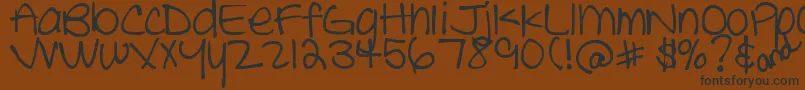 Más sobre la fuente DjbTheCheerleader fuente DjbTheCheerleader – Fuentes Negras Sobre Fondo Marrón