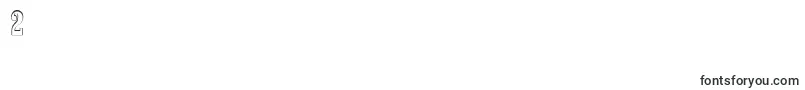フォントColoneloutlineBold – フォント数字2