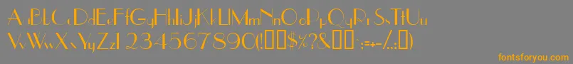 Подробнее о шрифте Jetsetssk Шрифт Jetsetssk – оранжевые шрифты на сером фоне